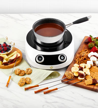 Fondue de Dulce de Leche con Chocolate