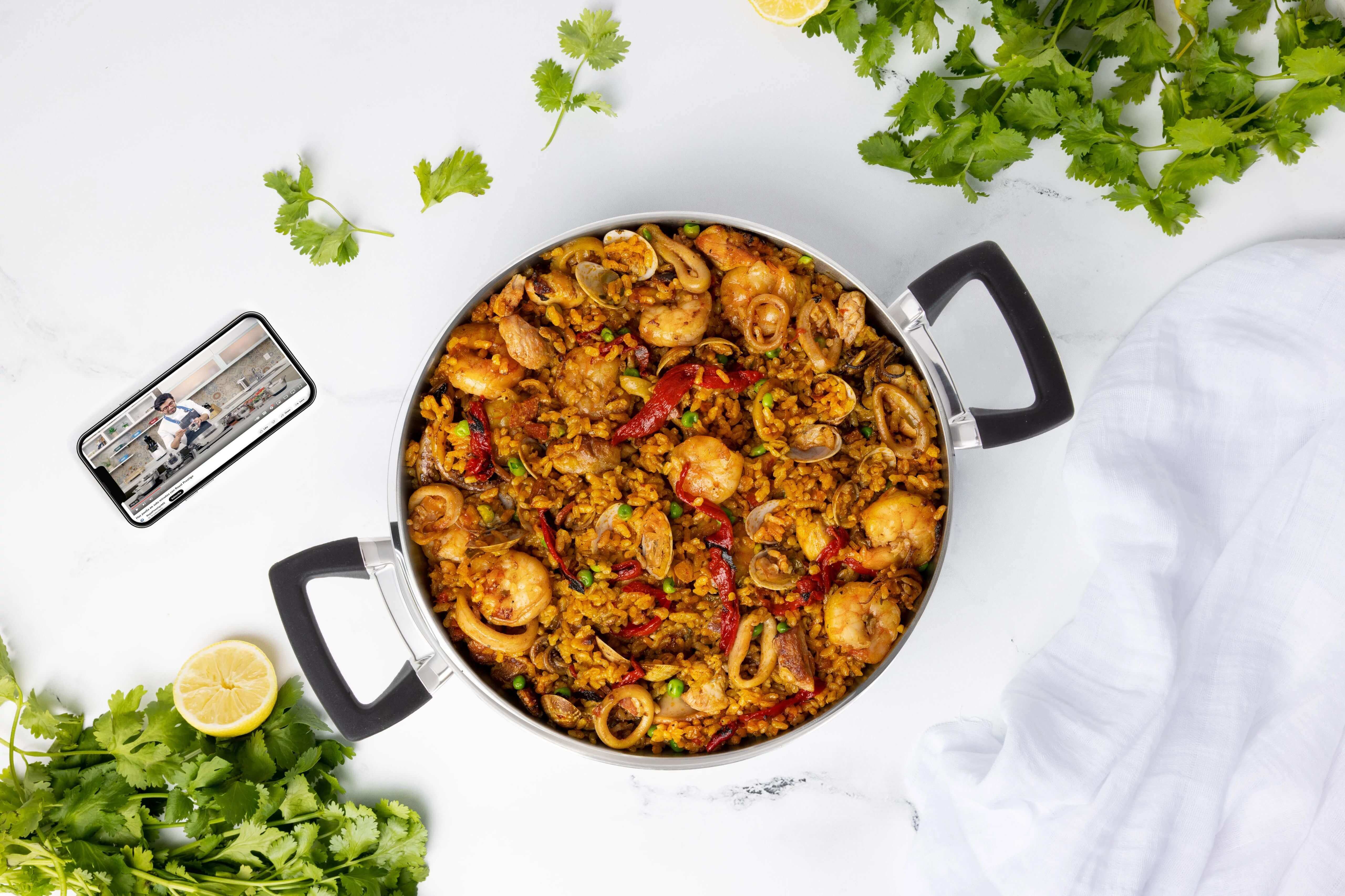 Paellera de acero quirúrgico Royal Prestige